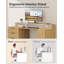 Bureau de direction cannelé 55 "avec tablette de rangement et tiroir classeur-1647858030