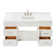 Hamlet 67'' Single Bathroom Vanity with White Quartz Top