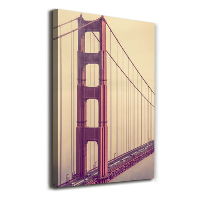 San Francisco Bridge - Wrapped Canvas Print