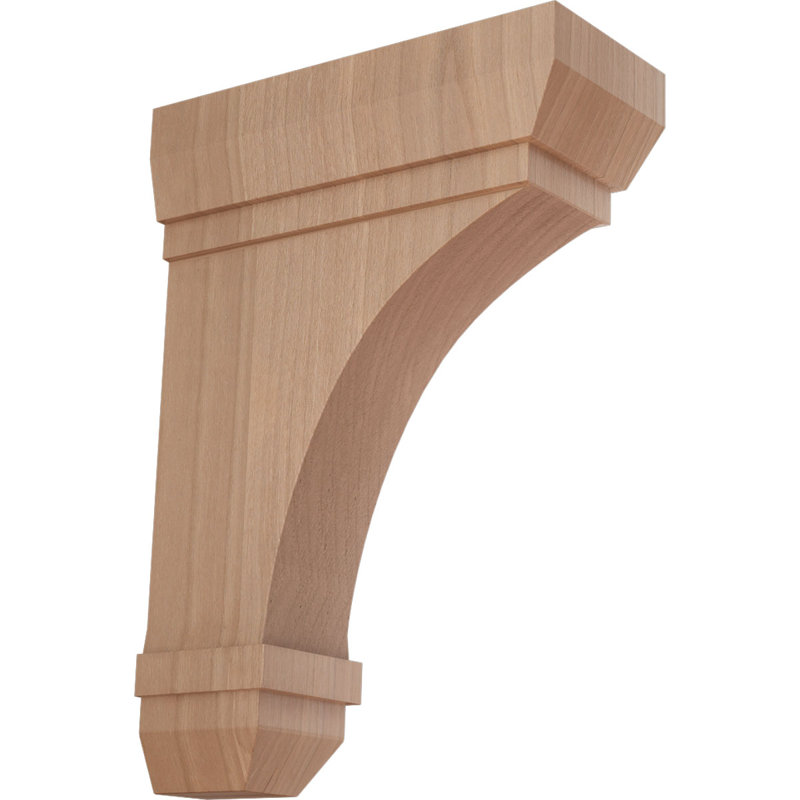 Support en bois Stockport, Cerisier, 2 1/4"W x 5"D x 7"H