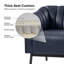 Fauteuil en similicuir de 27,5 po Yeilyn-94883782