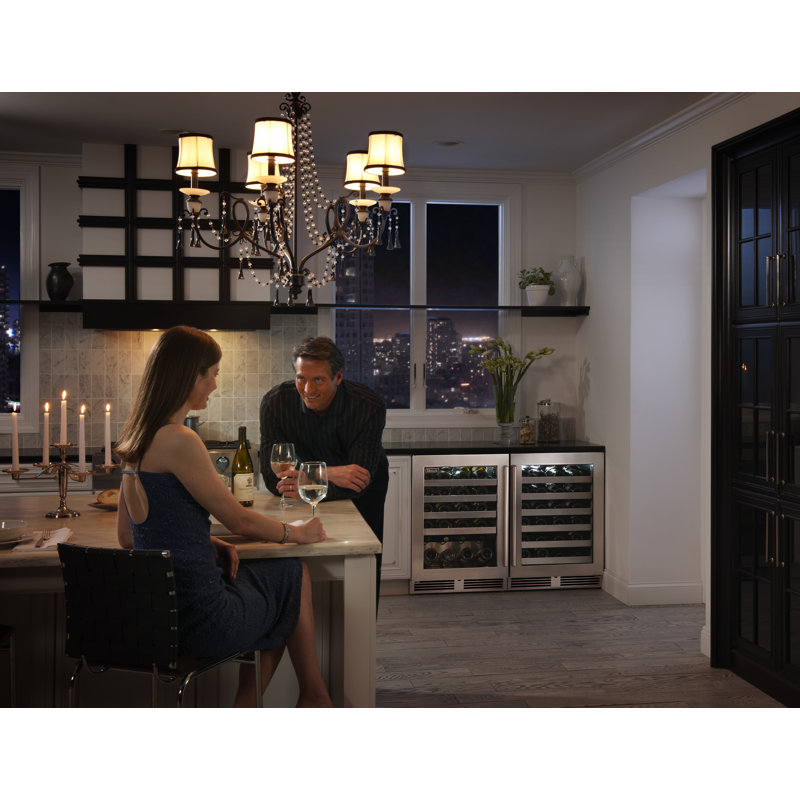 C-Series 40 Bottle Single Zone Built-In Wine Refrigerator, Right