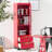 Modern and Simple Rose Red Display Cabinet