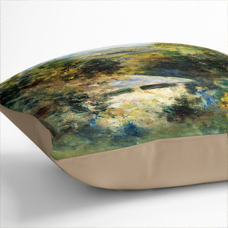 Square Cushion, Stone, 55cm H x 55cm W x 20cm D