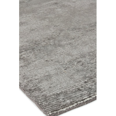 Duo Hand-Loomed Wool/Synthetic Brown Area Rug