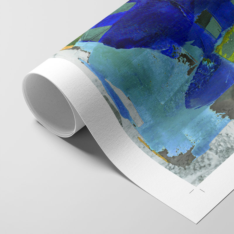 Brights Strokes II - Impression sur toile seulement - NON-CADRE, H 18 po x l 12 po