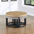 Stannos 36" Round Coffee Table with 4 Stools-492496061