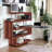 Buck II Clear Glass, Chrome High Gloss Finish Writing Desk With Shelf