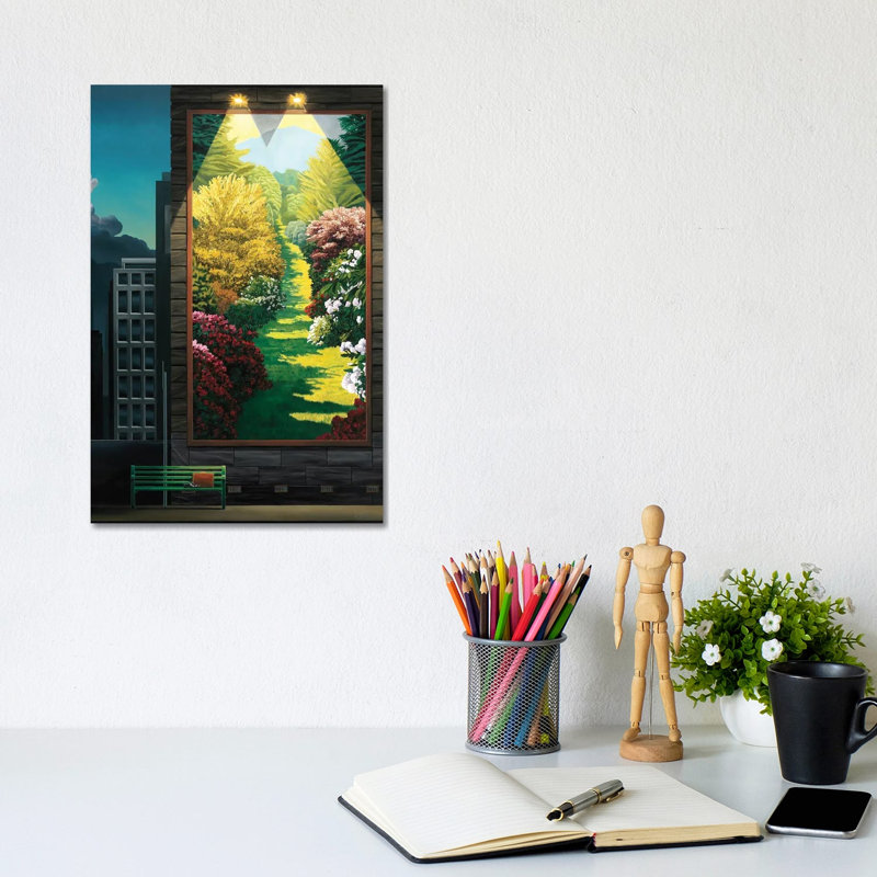 Different Paths by Ross Jones - Wrapped Canvas Painting, 20.32 cm H x 30.48 cm W