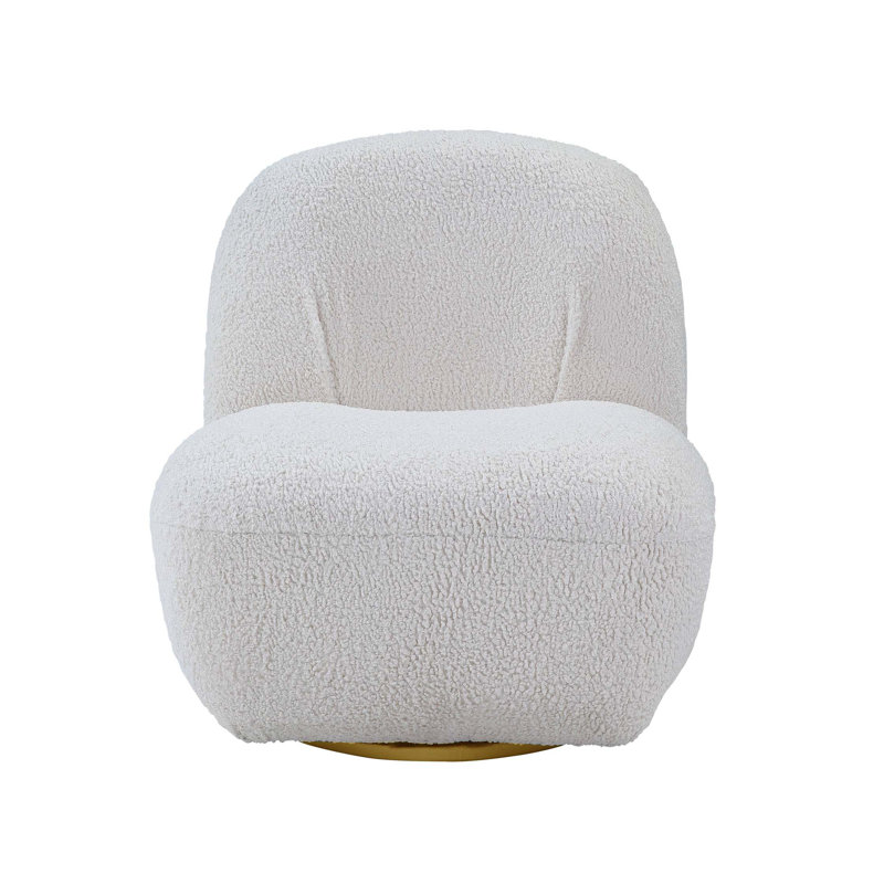 Fauteuil d'appoint en sherpa Yedaid Teddy