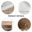 Ensemble de meuble-lavabo moderne 48 po avec lavabo en céramique - meuble-lavabo 24 po + 2 armoires de rangement 12 po | Portes à fermeture en douceur et tablettes réglables