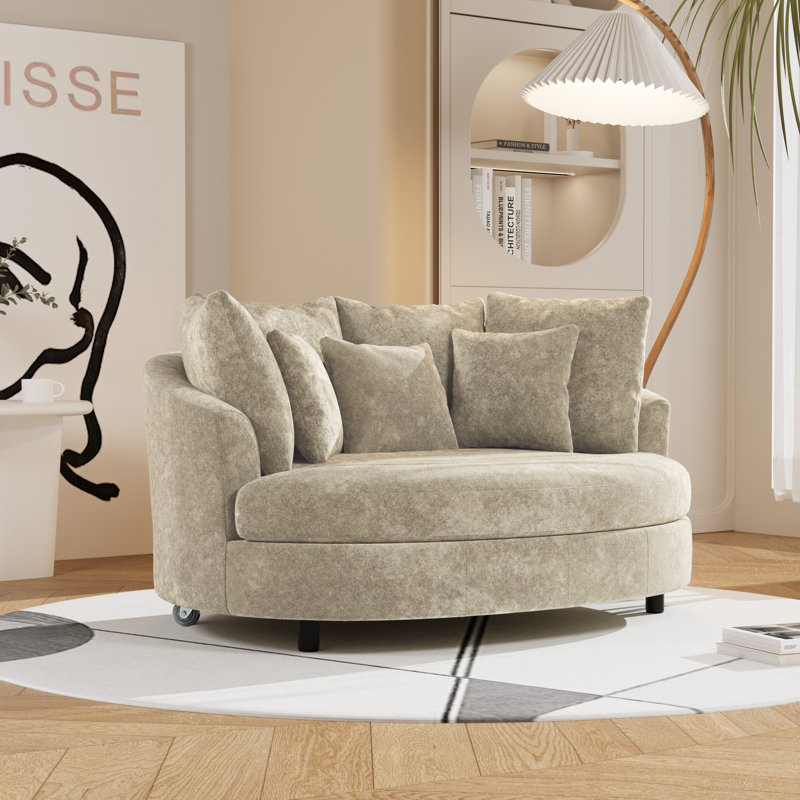 Fauteuil demi-tonneau 70 po, Blé