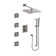 Complete Shower System with Rough-in Valve