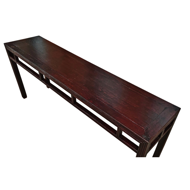 88.2 in. Solid Wood Console Table