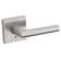 Milan Signature Series Privacy Door Lever with Square Rosette