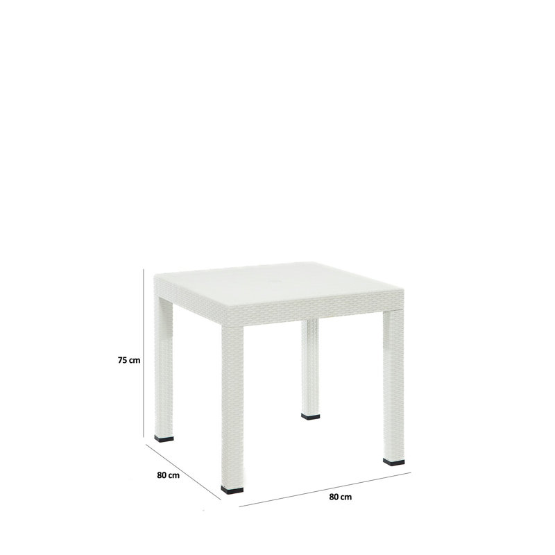 Cardamom 4 - Person Patio Dining Set with Rectangular Table