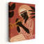 Soulful Jazz Trumpeter Retro Summer Tropical, reproduction d'art murale-129897540