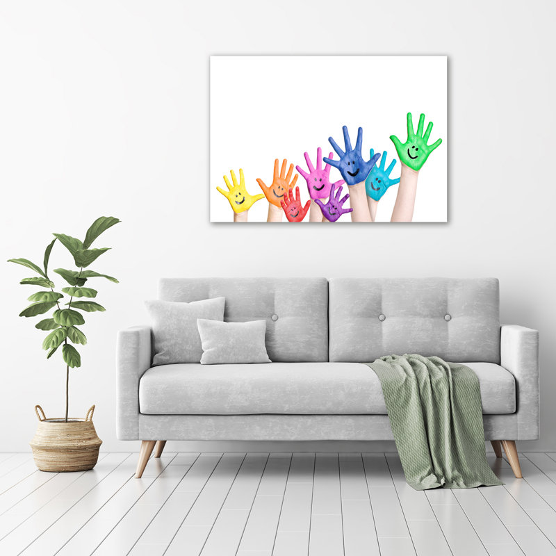Painted Hands - Wrapped Canvas Print