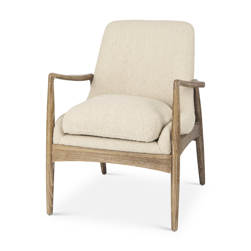 Fauteuil l 27,8 po Russell, Brun clair