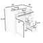 Meuble-lavabo 30 po avec lavabo, tablette et tiroirs en céramique-130491411