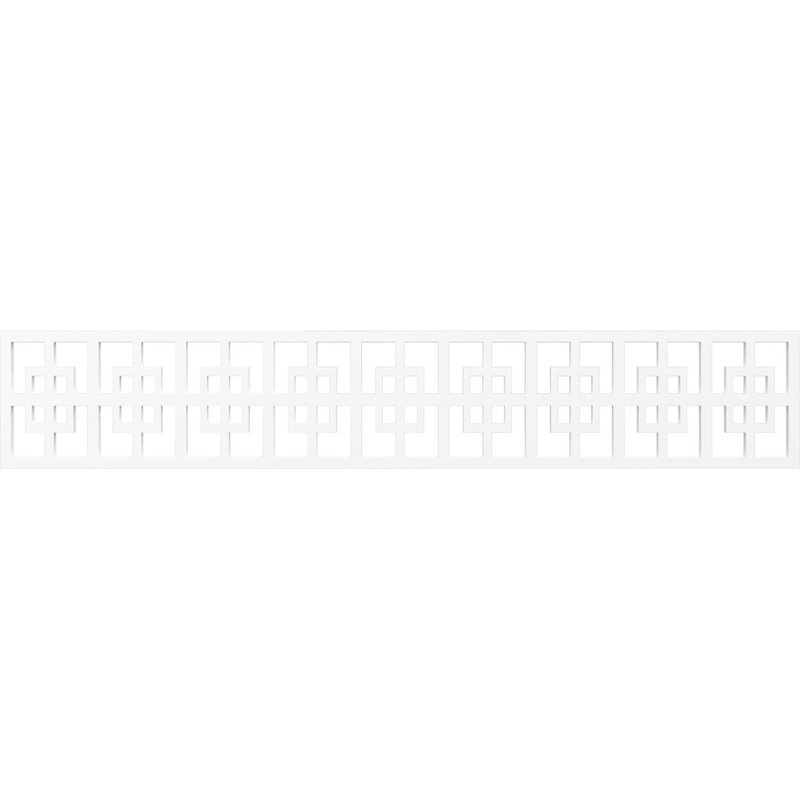 Moulure de chantournage Cambridge, H 8 po x l 46,63 po x P 0,38 po, PVC de qualité architecturale