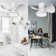 Laurenzo 22'' Blade LED Flush Mount Ceiling Fan with Remote Control and Light Kit Included