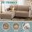 100% Waterproof Sofa Slipcover for L Shape Sectional Sofa 2 Piece Microfiber Fabric Box Cushion Slipcover Left Chaise Cover with Sofa Cover Machine Washable-1531793661-1531793651