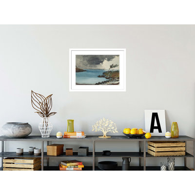 «The Coming Storm» par Winslow Homer, impression giclée sur cadre