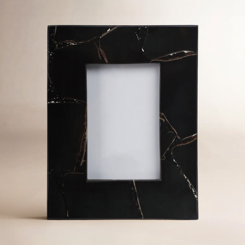 Cadre photo Elloise Edina Quartz, 4 po x 6 po, Noir