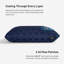 Bedgear Night Ice Performance Pillow - Triple Cooling - Medium Soft for All Sleep Positions-98797108
