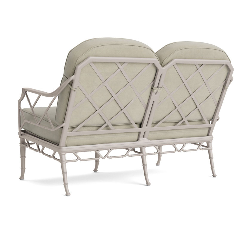 Calcutta Outdoor 2 - Seat Loveseat, Fusion Neptune, Dove