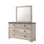 Ensemble de chambre à coucher en bois massif Amulya-705537924