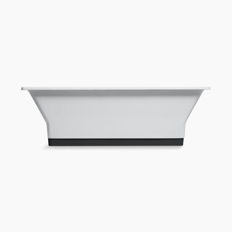 Rêve® Freestanding Bath with Float Installation and Brilliant Ash Base without Jet Trim