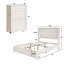 Ensemble de chambre à coucher, lit plateforme et commode 5 tiroirs Farmhouse-1182189424-1182189421