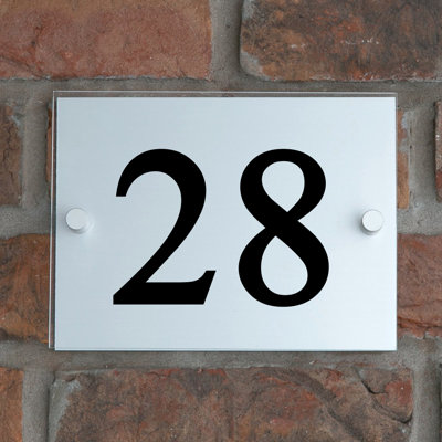 Champy 15cm H Plastic House Number