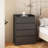 Modern 100% Waterproof 4 Drawer Dresser Without Handle For Bedroom, Living Room, Entryway, Bedroom, Hallway, Office-1858141243