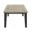 Ensemble de salle à manger contemporain 18 po Table à rallonge extensible gris clair-337100588