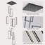 Cocoon 10 - Light Unique Rectangle LED Dimmable Pendant Long Staircase Chandelier