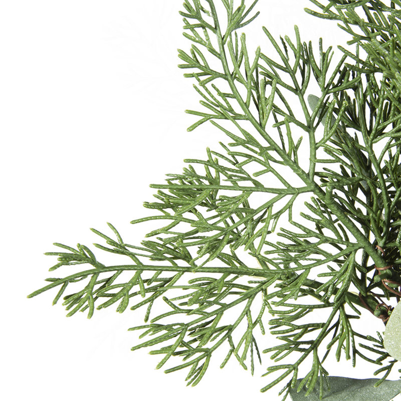 D24" Foliage/Cedar Wreath, Green