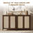 63" W Modern Sideboard Buffet Cabinet  With Rattan Doors And Adjustable Shelves(Set Of 2)-1605260983