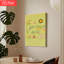 Affiche murale encadrée (1 pièce), décoration murale inspirante avec la citation « Tu peux le faire », un smiley, des fleurs et un cœur - Tableau sur toile motivant pour la décoration de la maison, du salon, de la chambre, du bureau, impression d'art décoratif positive-1204958637
