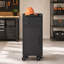 Armoire de rangement roulante en métal 34,3 po avec 2 tiroirs et porte verrouillable