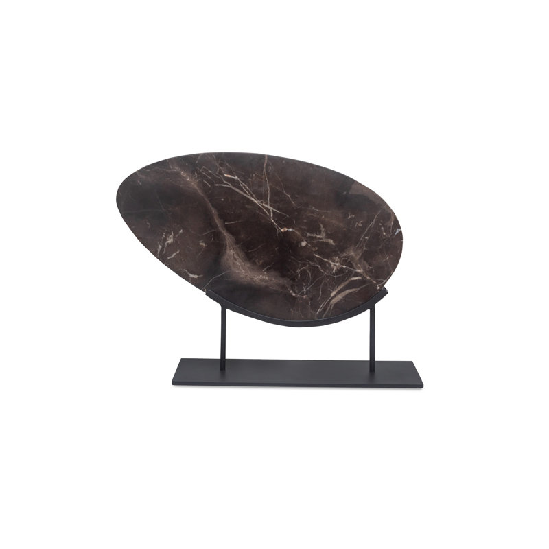 Galen Sculpture Saint Laurent Brown Marble, Saint Laurent Brown