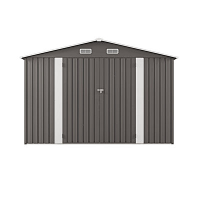 Outdoor Storage Shed With Double Door