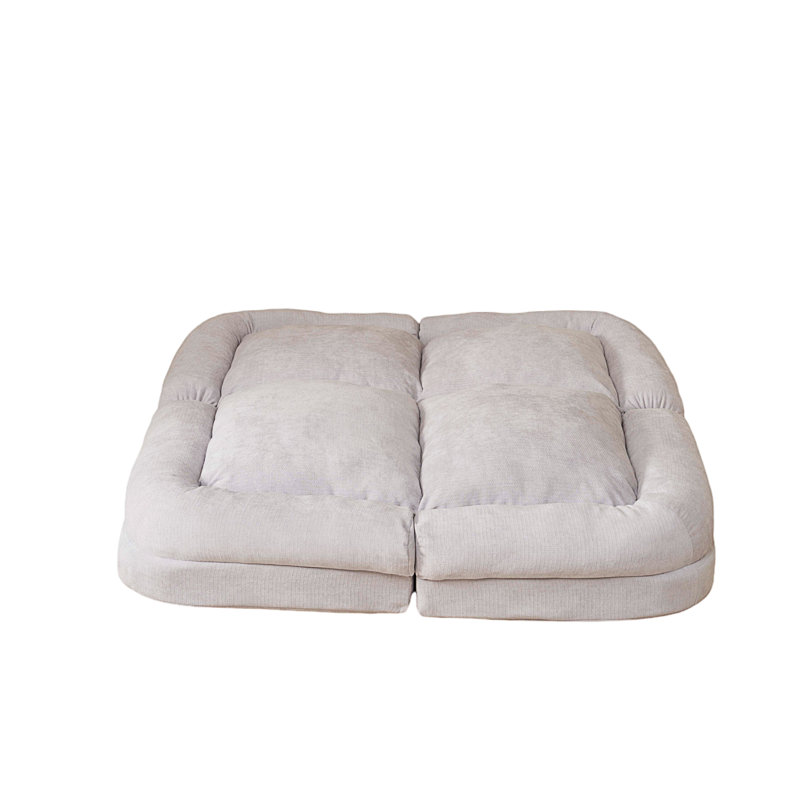 Canapé-lit convertible simple escamotable, Blanc