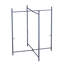 Deeley Small End Table with Storage Bag X-Shaped Cross-Leg Side Table Foldable Tray-1666701592