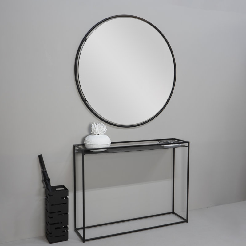 ORBIS Steel Wall Mirror, 119 cm H x 119 cm W