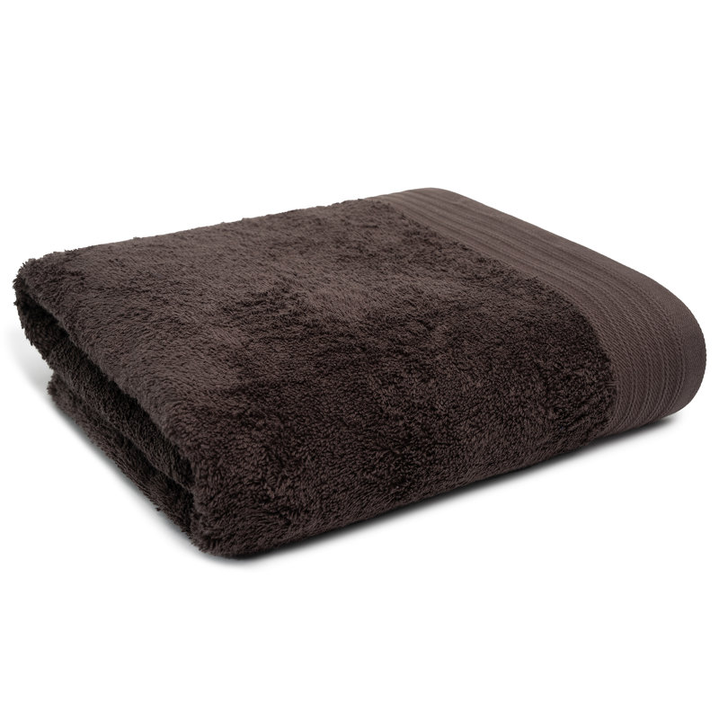 Cecille Midweight Bath Sheet, Chocolate 