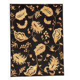 Hand Woven Silk and Wool Area Rug