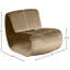 Fauteuil d'appoint en velours Koco-1409356721
